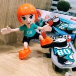 Sliding Plate -Electronic Stunt Skateboard Boy with Music & Light Effect (Multicolor) - Image 2