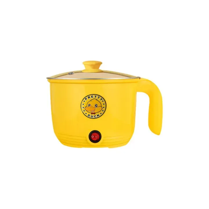 Small-Yellow-Duck-Mini-Non-Stick-Electric-Cooking-Pot-1 Small Yellow Duck Mini Non-Stick Electric Cooking Pot - Image 1