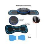 Smart Mini Neck Massager Portable Electronic Stick Double - Image 3