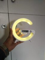 Smart Table Lamp with Wireless Charger, App Control,Sunrise WakeUp Light, RGB Lamp, Clock, Alarm, Mini Bluetooth Speaker, Dimmable Night Light Lamp Alarm Clock G63 - Image 6