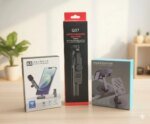 Smart Vlogger's Combo: K8 Wireless Microphone, Q07 Bluetooth Selfie Stick & 360° Rotating Phone Stand - Image 7
