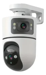 Smart v-380, Q9 home wi-fi color camera 2 lens 3 view , application 1080p endor wireless camera - Image 4