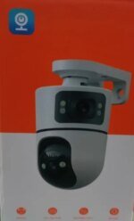 Smart v-380, Q9 home wi-fi color camera 2 lens 3 view , application 1080p endor wireless camera - Image 3