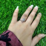 Spinning Heartstone Adjustable Ring - Image 7