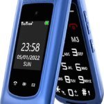 T-Source T203 Dual Display Folding Mobile Phone  (BLUE)