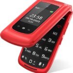 T-Source T203 Dual Display Folding Mobile Phone (RED)