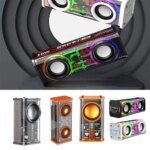 V8 Transparent Mechanical TWS Subwoofer Wireless Bluetooth Speaker - Image 4