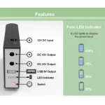 WGP mini UPS  input 12v output 5/9/12V (10400mAh) - Image 6