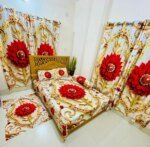 Water Proof China Premium 3D Design Bed Sheet King Size (7.8ft/6.8ft) - Image 2