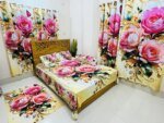 Water Proof China Premium 3D Design Bed Sheet King Size (7.8ft/6.8ft ) - Image 2