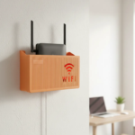 Wireless Wifi Router Shelf Storage Box Wall Hanging - Image 2