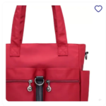 Women Casual Large Capacity Waterproof Oxford Cloth Bag (maroon) - Image 5