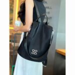 Women Large Capacity Outdoor Tote Bag (Black)