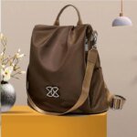 Women Large Capacity Outdoor Tote Bag (coffee / brown) - Image 5