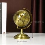 World Map 3D Rotating Glove Decoration Gift- Golden - Image 3