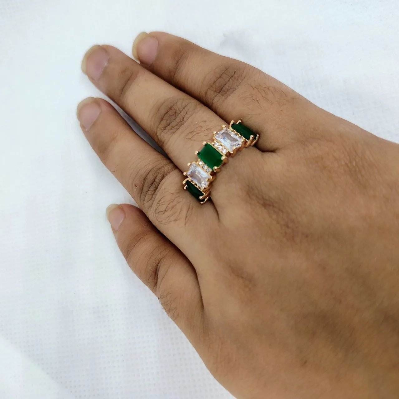 vibrant-gold-ring-adorned-with-colorful-gemstones-8 vibrant gold ring adorned with colorful gemstones, - Image 1