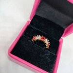 vibrant gold ring adorned with colorful gemstones - Image 5