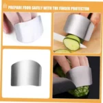 ২পিস Stainless Finger Protectors for Cutting (২ পিস) - Image 3