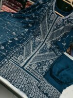 প্রিমিয়াম হেভি এমব্রয়ডারি সালোয়ার কামিজ থ্রি পিস সেট উইথ এলিগেন্ট দুপাট্টা - Image 2