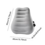 Ergonomic Inflatable Lumbar Pillow – Travel-Friendly Back Support for Office & Hom - Image 2