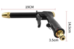 Adjustable High Pressure Washer Gun Patterns Car Wash Machine Garden Watering Hose Nozzle Sprinkler Universal Car Washing Kit - Image 5