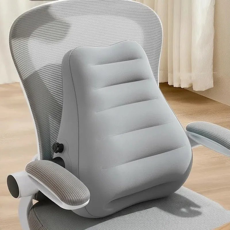 3DV6Szm9TBKtmlnpgFACtBiJaQGxWUzNNfxls6Ir Ergonomic Inflatable Lumbar Pillow – Travel-Friendly Back Support for Office & Home - Image 1