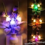 Lighting US Plug Flower Vase LED Mushroom Night Light mushroom light led mushroom light - Image 4