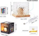 16 Colors Plug-In USB Galaxy Night Light Ocean Wave with Remote Control - Image 2