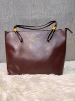 Minimalist Large Tote Bag for Women – Elegant Leather Shoulder Handbag for Work, Office & Everyday Use in Black, Beige & Cream - Image 18