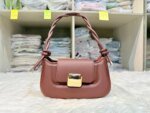 Chic Mini Crossbody Bag for Women – Stylish Leather Shoulder Purse with Gold Clasp in Black, White, Pink, Green & Beige - Image 16