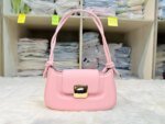 Chic Mini Crossbody Bag for Women – Stylish Leather Shoulder Purse with Gold Clasp in Black, White, Pink, Green & Beige - Image 17