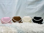 Trendy Shell Shape Pearl Handbag for Women – Stylish Crossbody & Shoulder Bag (Pink, Brown, Cream, Black) - Image 10