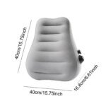 Ergonomic Inflatable Lumbar Pillow – Travel-Friendly Back Support for Office & Home - Image 3