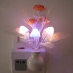 Lighting US Plug Flower Vase LED Mushroom Night Light mushroom light led mushroom light - Image 5