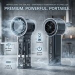 X05 Handheld High-Speed Turbo Cooling Fan 3000mAh Battery - Image 4