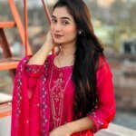 Women's Luxury Hot Pink Embroidered Salwar Kameez Set with Dupatta.