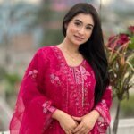 Vibrant Fuchsia Embroidered Organza Salwar Kameez Set