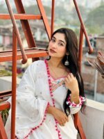 Premium White Embroidered Three Piece Salwar Kameez Set for Women | Elegant Pakistani Party Wear Dress