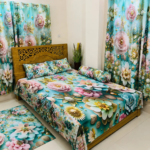 7/8 Water Proof Premium 3D Design Bed Sheet