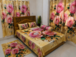 7/8 Water Proof Premium 3D Design Bed Sheet - Image 2