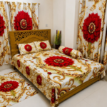 7/8 Water Proof Premium 3D Design Bed Sheet
