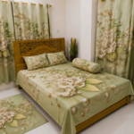 7/8 Water Proof Premium 3D Design Bed Sheet