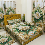 7/8 Water Proof Premium 3D Design Bed Sheet