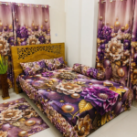 7/8 Water Proof Premium 3D Design Bed Sheet