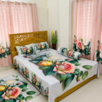 7/8 Water Proof Premium 3D Design Bed Sheet