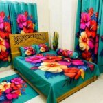 7/8 Water Proof Premium 3D Design Bed Sheet