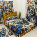 7/8 Water Proof Premium 3D Design Bed Sheet