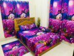 7/8 Water Proof Premium 3D Design Bed Sheet - Image 2