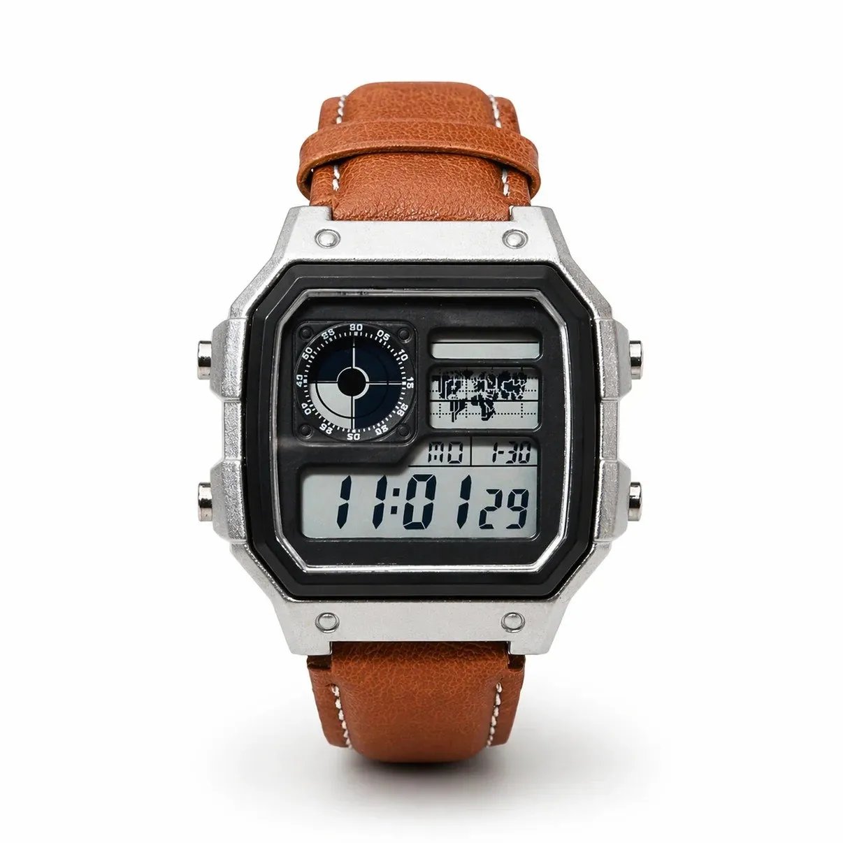 HOv9GyRisdylYDnYutK2GjNXo5FWg21LXtBlyA3K CASIO ILLUMINATOR LEATHER STRAP PREMIUM WATCH - Image 1
