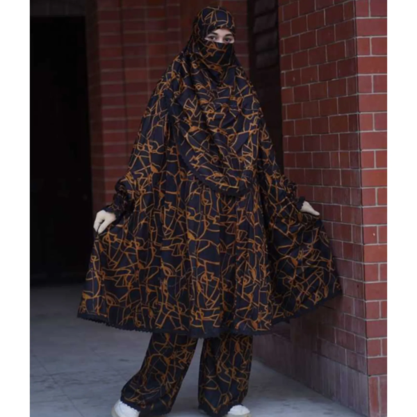 Elegant Palazzo long Khimar Set